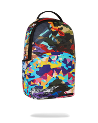 SLICED AND DICED CAMO BACKPACK
