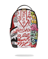 TRI-SPLIT GRAFFITI BACKPACK (DLXV)