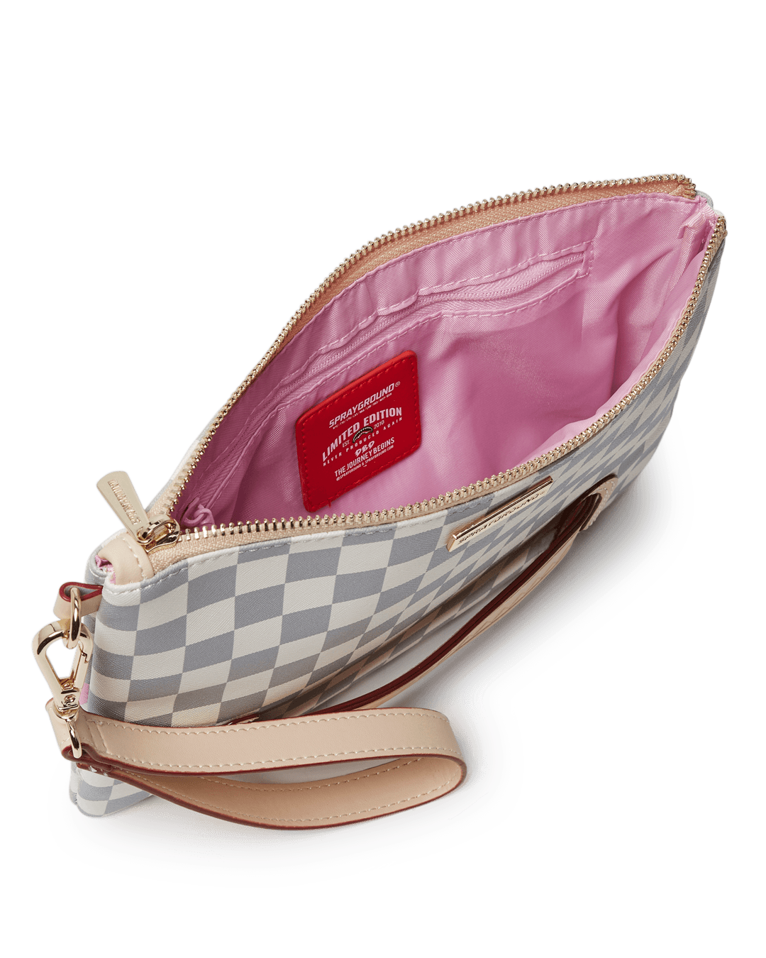ROSE ALL DAY LA PALAIS CROSSOVER CLUTCH