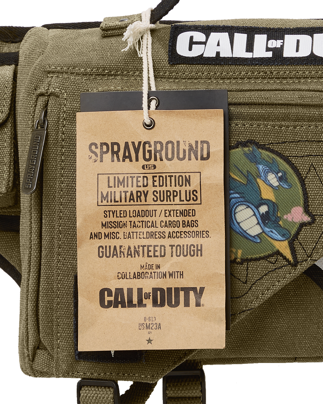 CALL OF DUTY NEVER BACK DOWN CROSSBODY