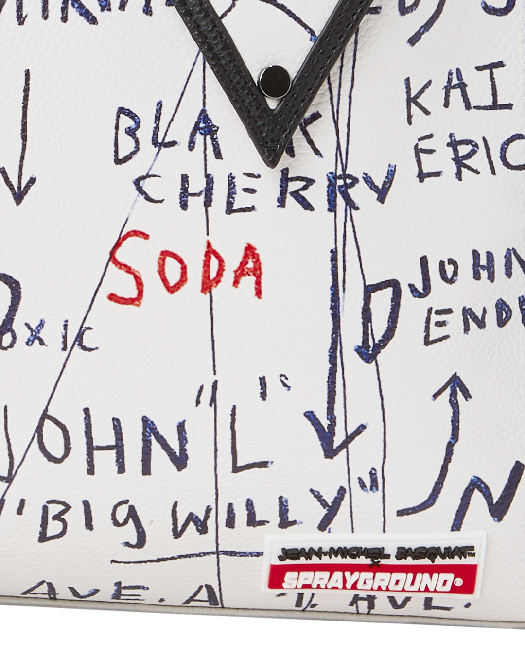 OFFICIAL BASQUIAT UNTITLED (CHEESE POPCORN) 1983 SLING MESSENGER
