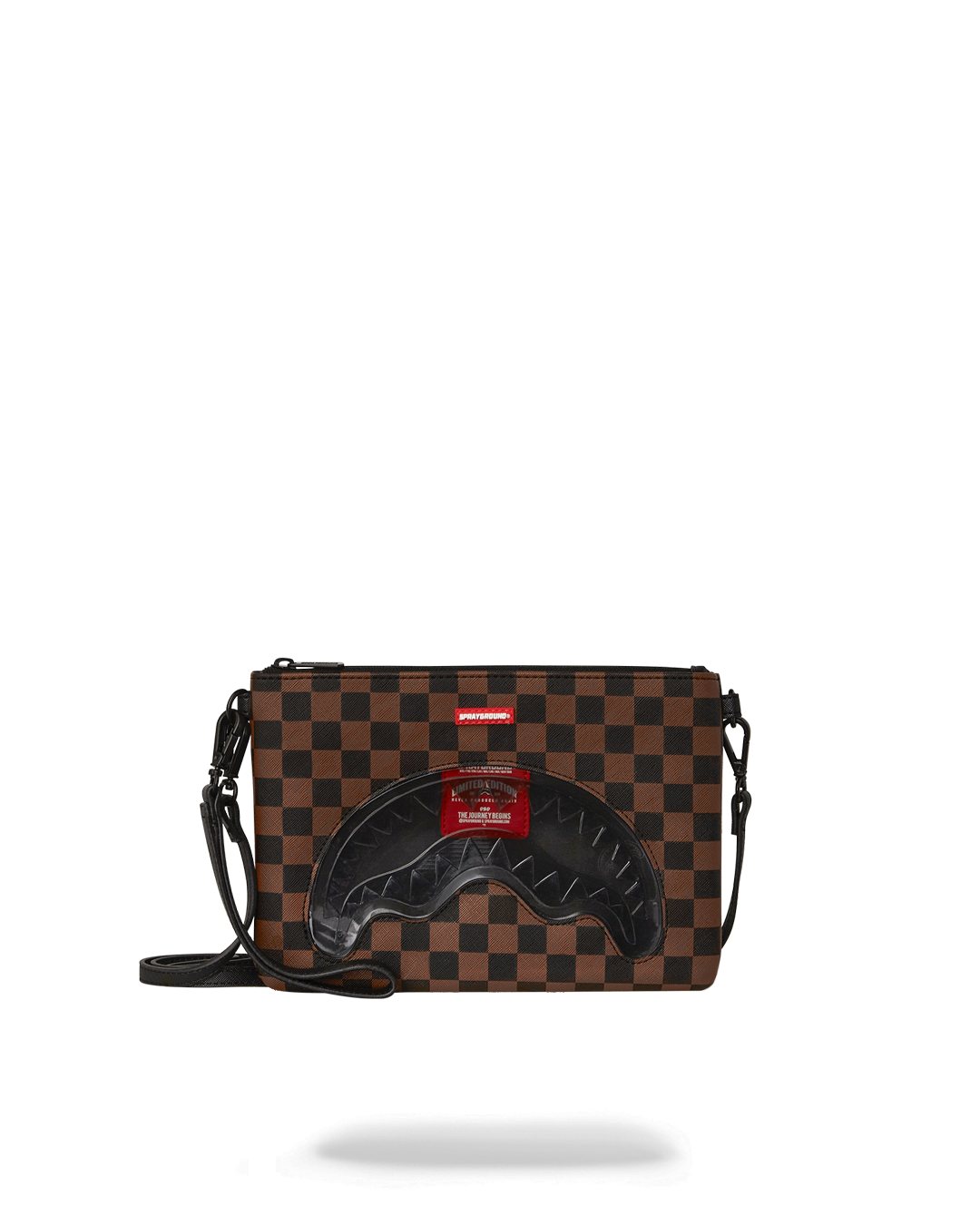 SHARKS IN PARIS CLEAR FOR TAKEOFF CROSSOVER CLUTCH WITH STRAP