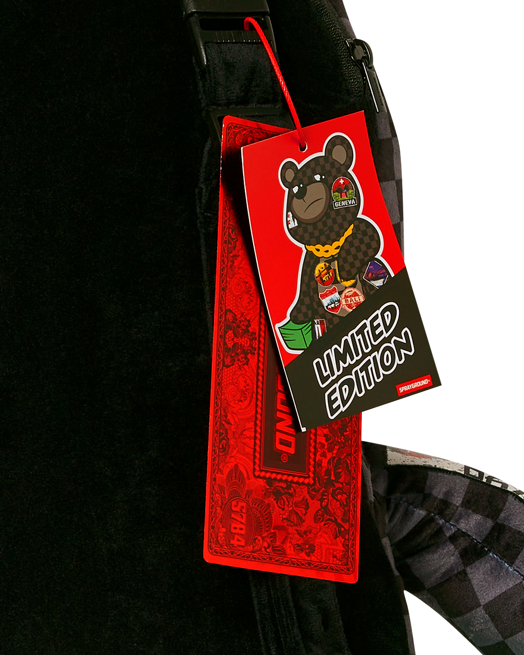 GLOBAL MOGUL UNLIMITED MILES MONEYBEAR TEDDYBEAR BACKPACK