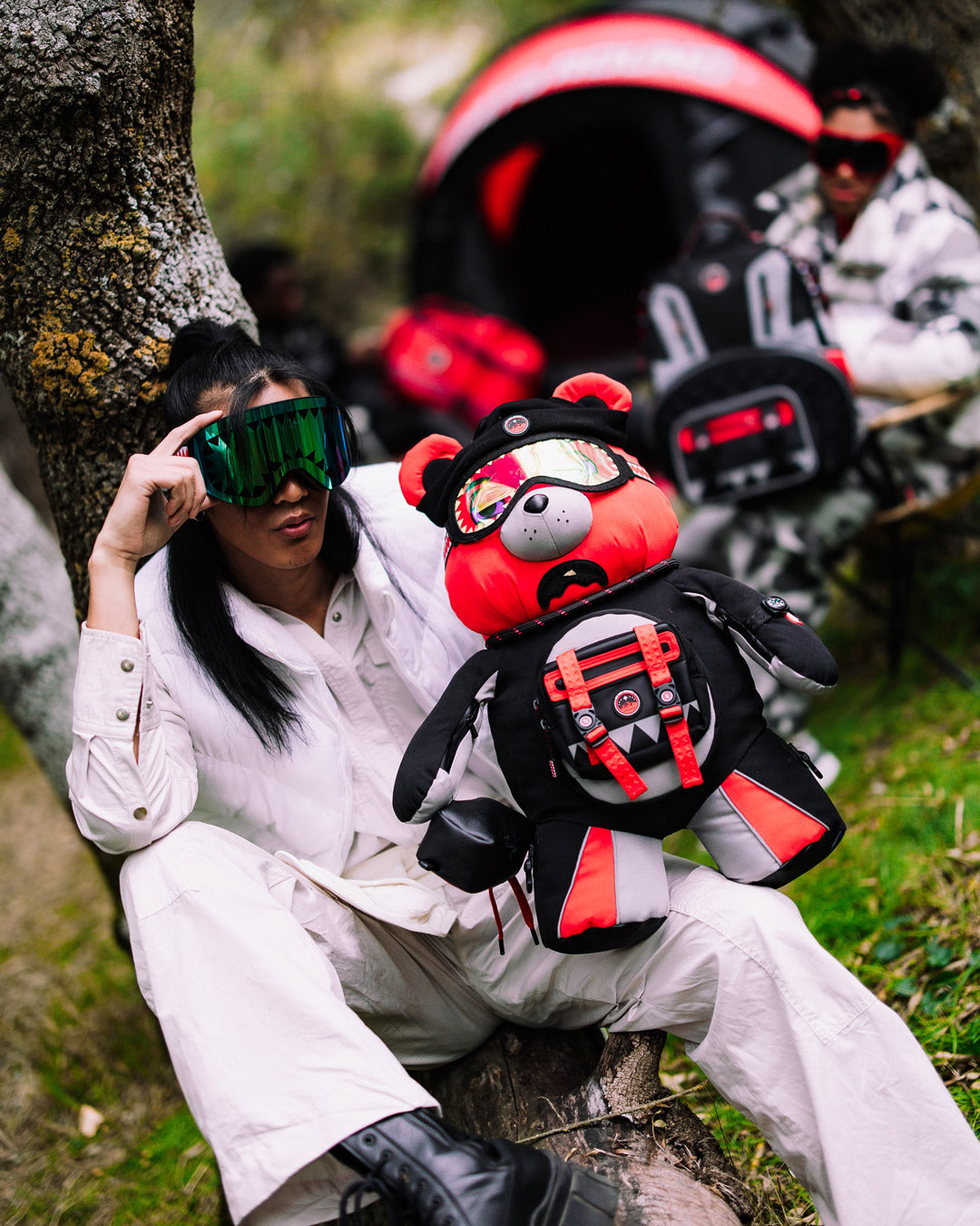 SKY HIGH SEEKERS ARCTIC GPS MONEYBEAR BACKPACK