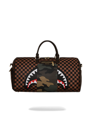 EXTERIOR GOLD ZIP POCKET SHARKS IN PARIS DUFFLE