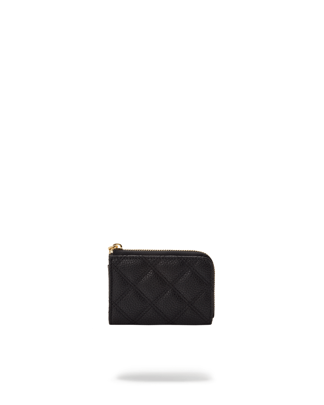 NOIR QUILT GOLD CHAIN SHARK WALLET