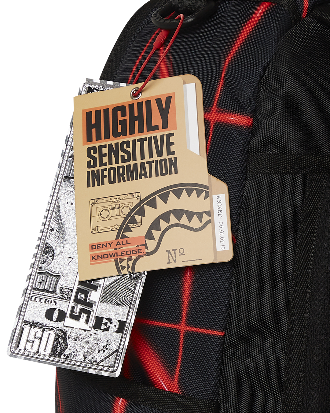 MISSION IMPOSSIBLE HEIST LASER SHARK BACKPACK