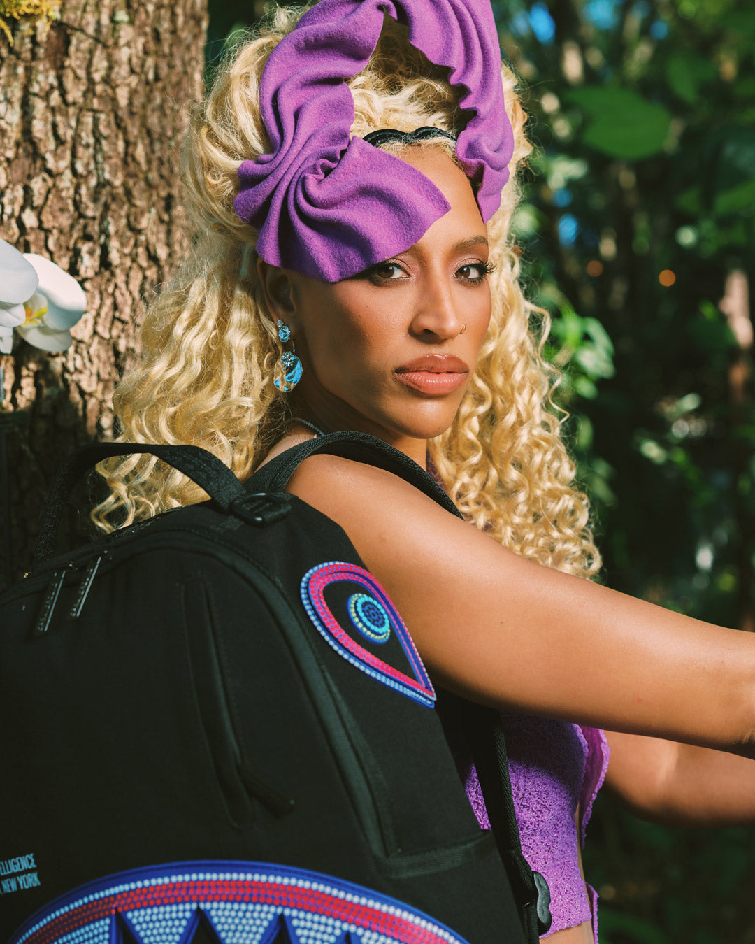 A.I. AFRICAN INTELLIGENCE BORN AND RAISED BACKPACK - SANDFLOWER COLLAB